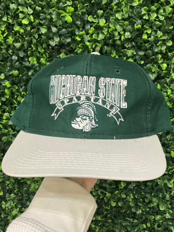 VINTAGE MICHIGAN STATE SPARTANS THE GAME SNAPBACK