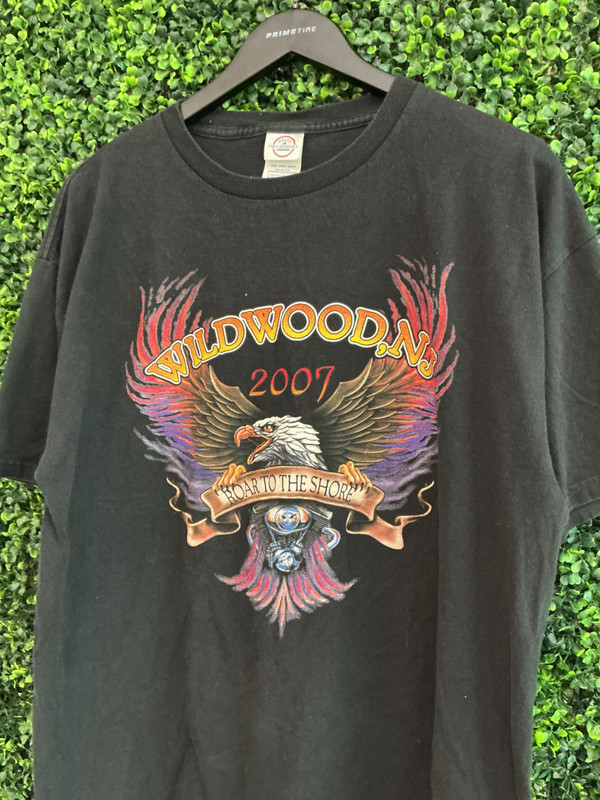 ROAR TO THE SHORE WILDWOOD NJ MOTORCYCLE TEE