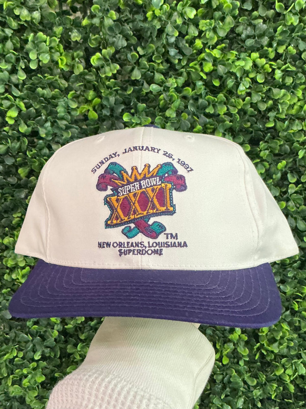 VINTAGE SUPER BOWL XXI ANNCO SNAPBACK