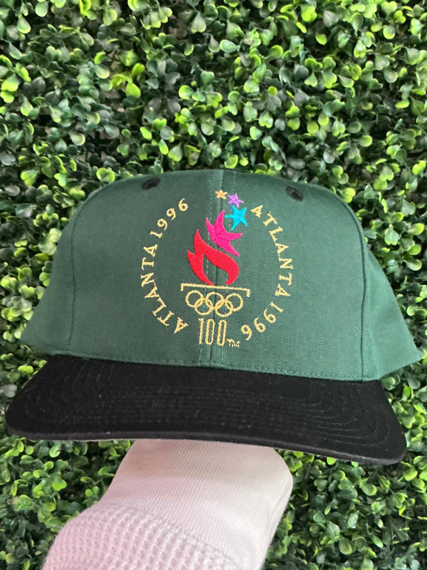 VINTAGE 1996 ATL OLYMPICS GREEN/BLK SNAPBACK