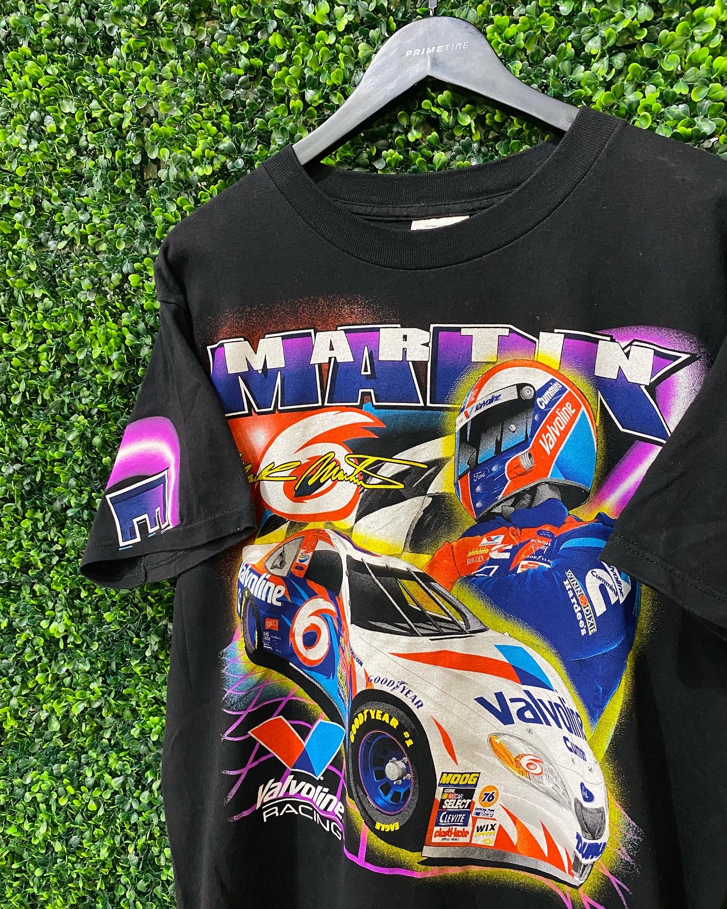 VINTAGE TULTEX MARK MARTIN RACING TEE - Primetime