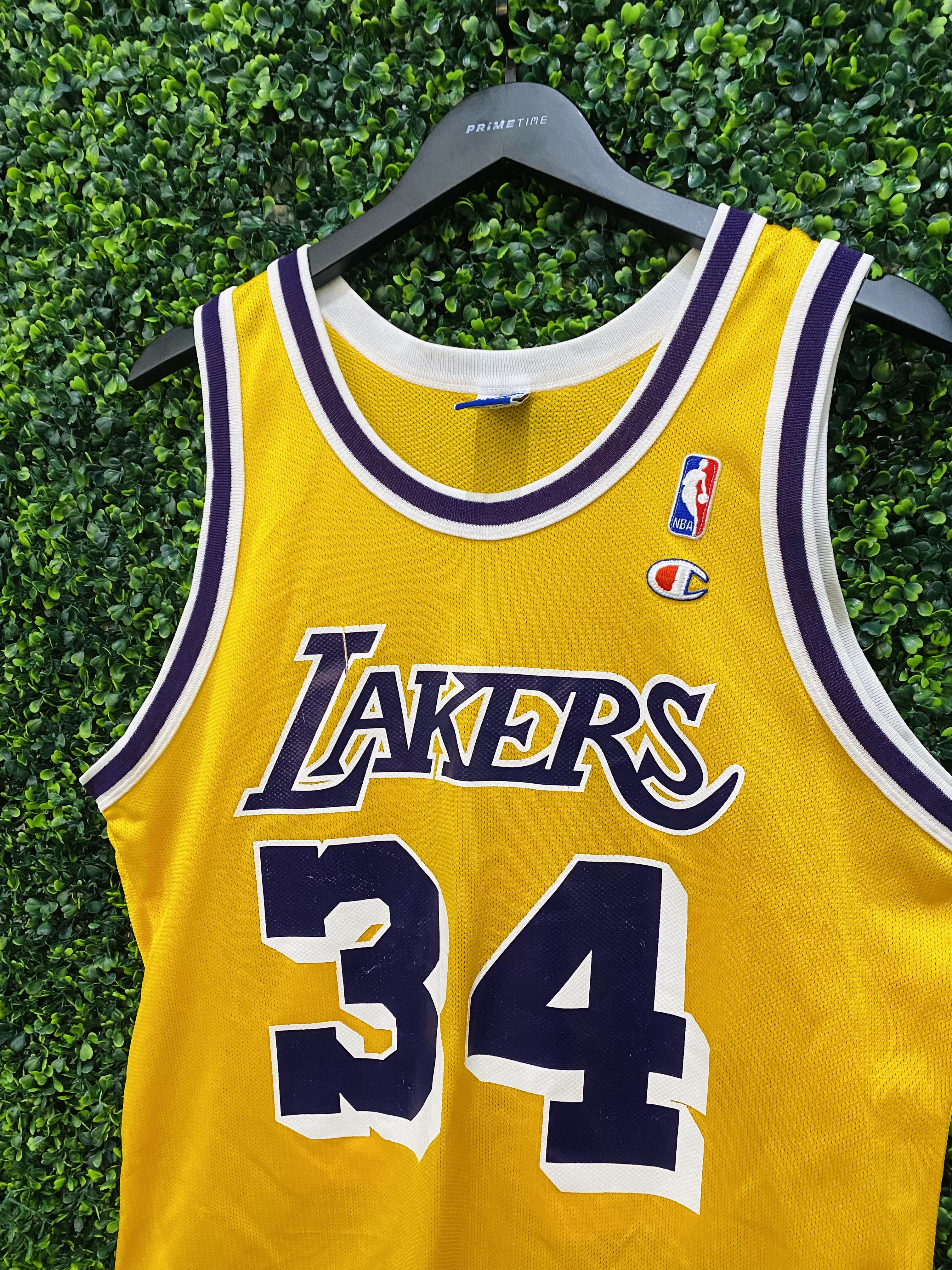 Vintage CHAMPION NBA Los Angeles Lakers O'Neal Basketball Jersey