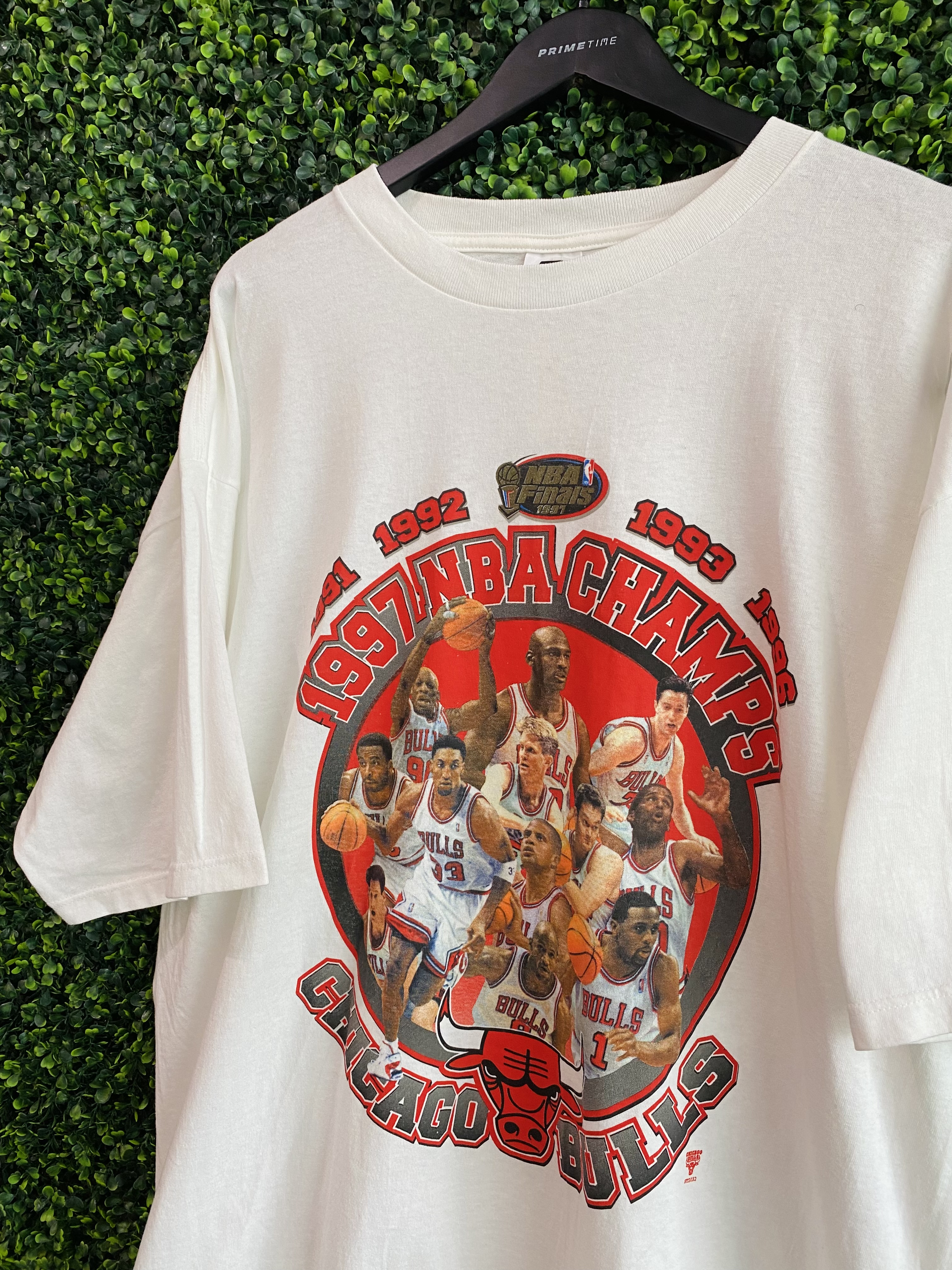 Vintage Chicago Bulls 1993 3 Time NBA Champ - Depop
