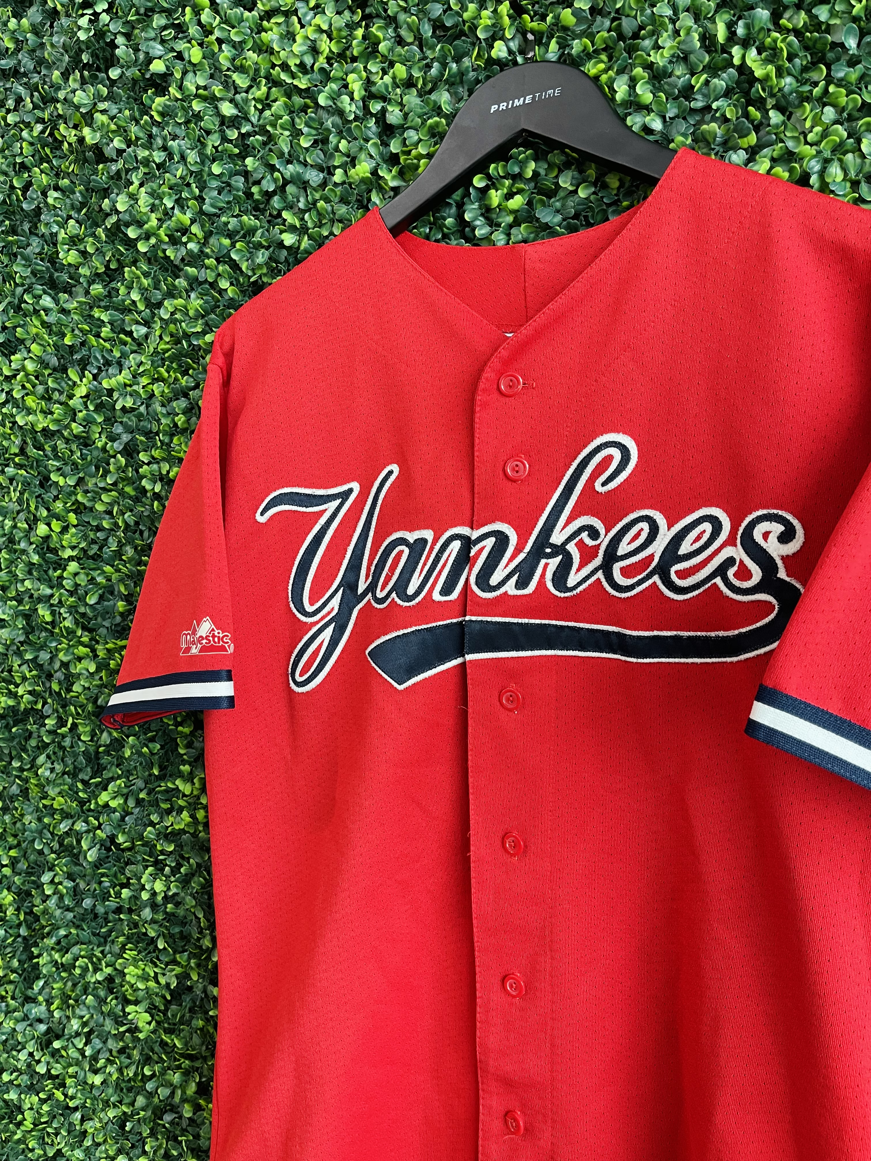 Majestic, Shirts, Vintage New York Yankees Majestic Pink Jersey