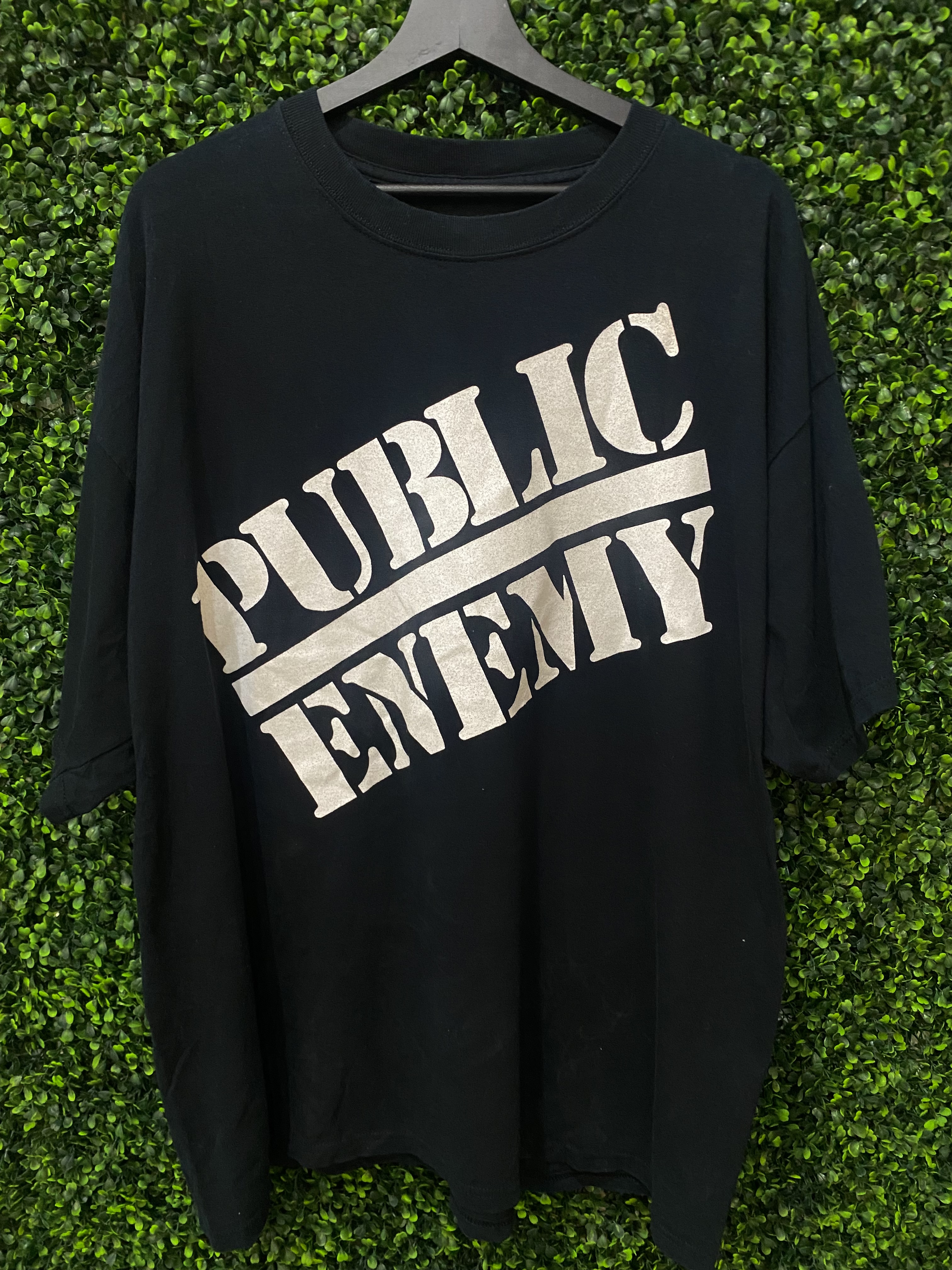 VINTAGE PUBLIC ENEMY TEE AUTOGRAPHED BY FLAVA FLAV - Primetime