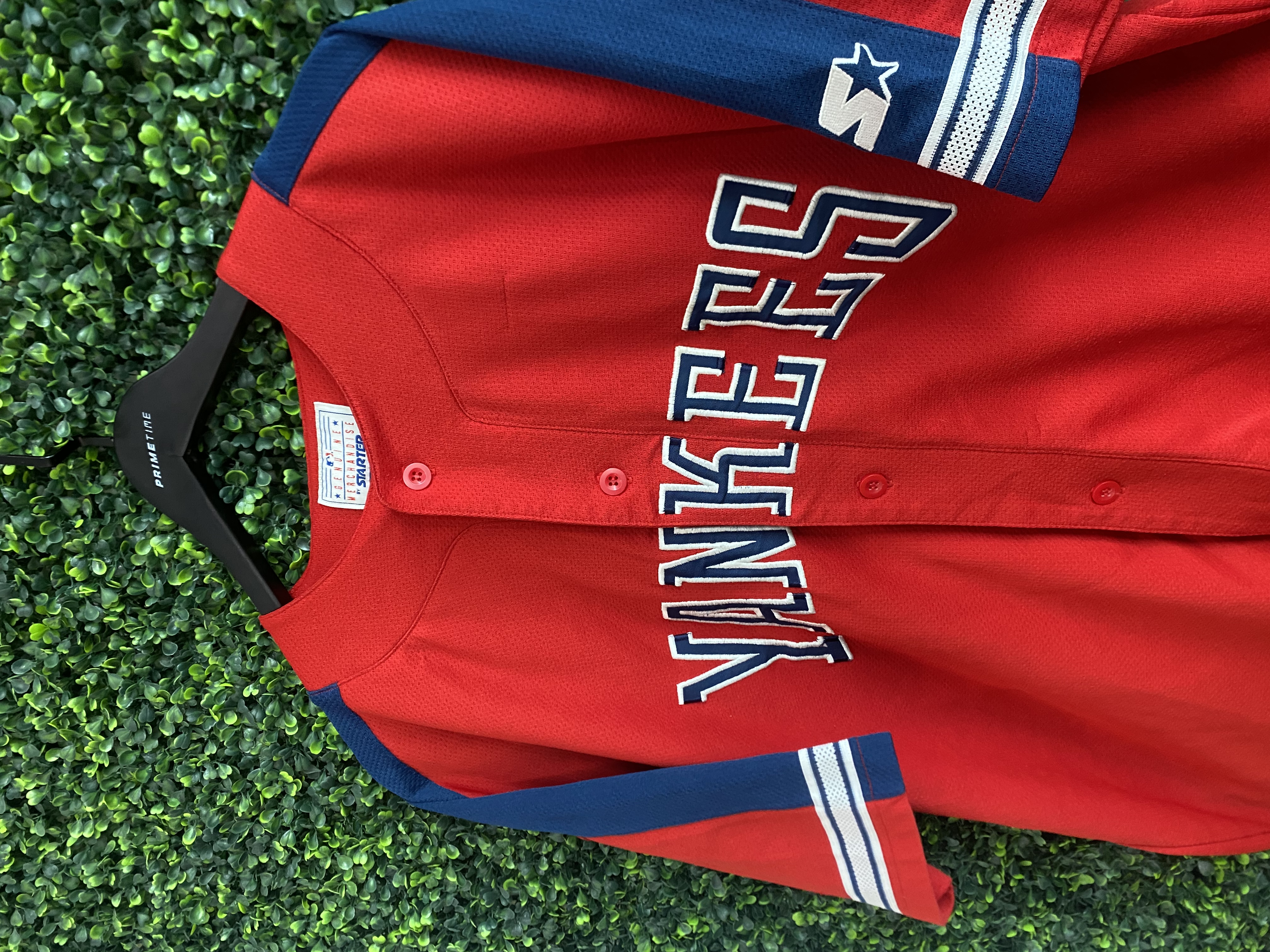 First Team Apparel - Vintage Classics - Raw Blue - New York Baseball Jersey