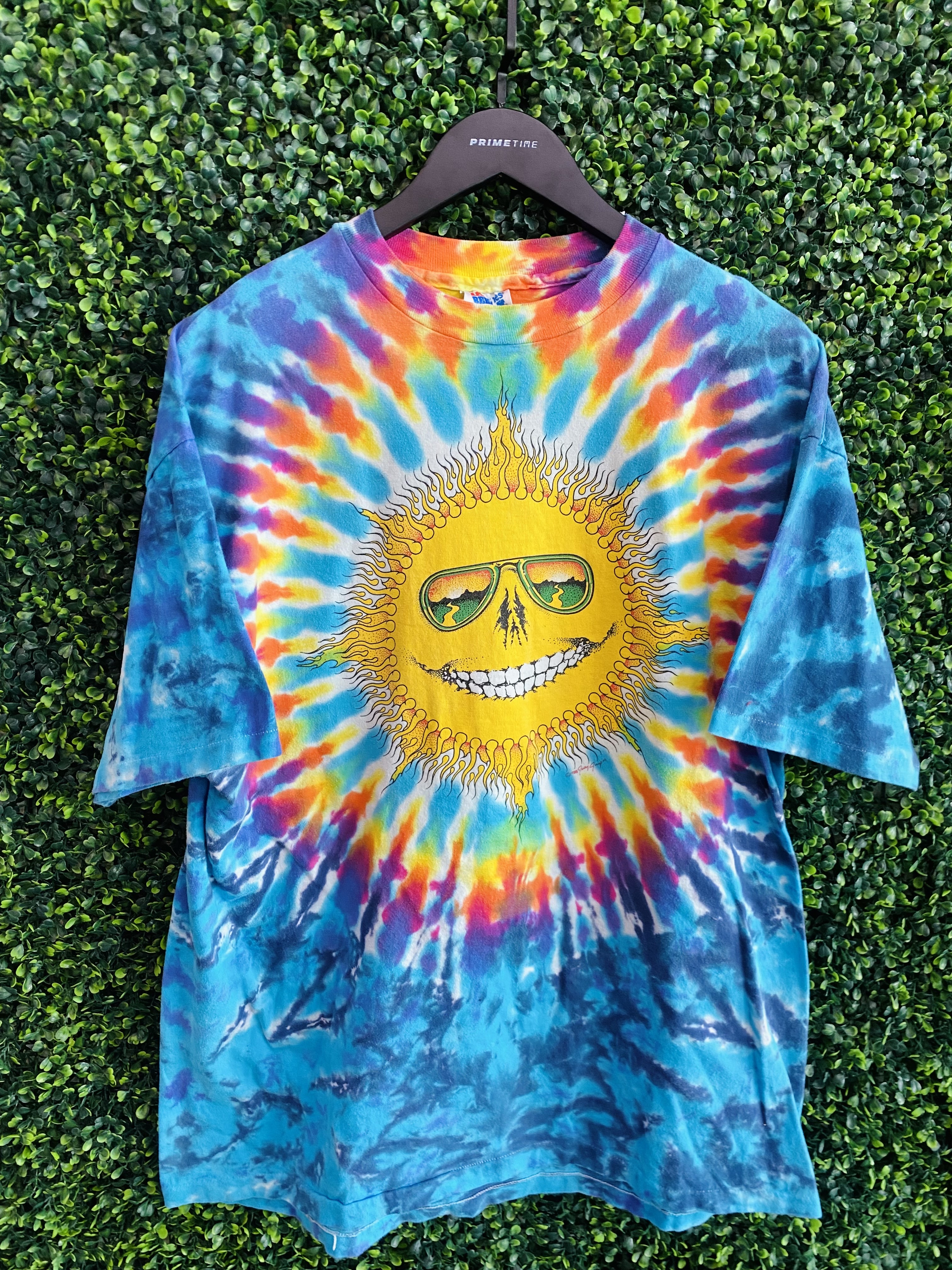 VINTAGE LIQUID BLUE GRATEFUL DEAD TYE DYE TEE - Primetime