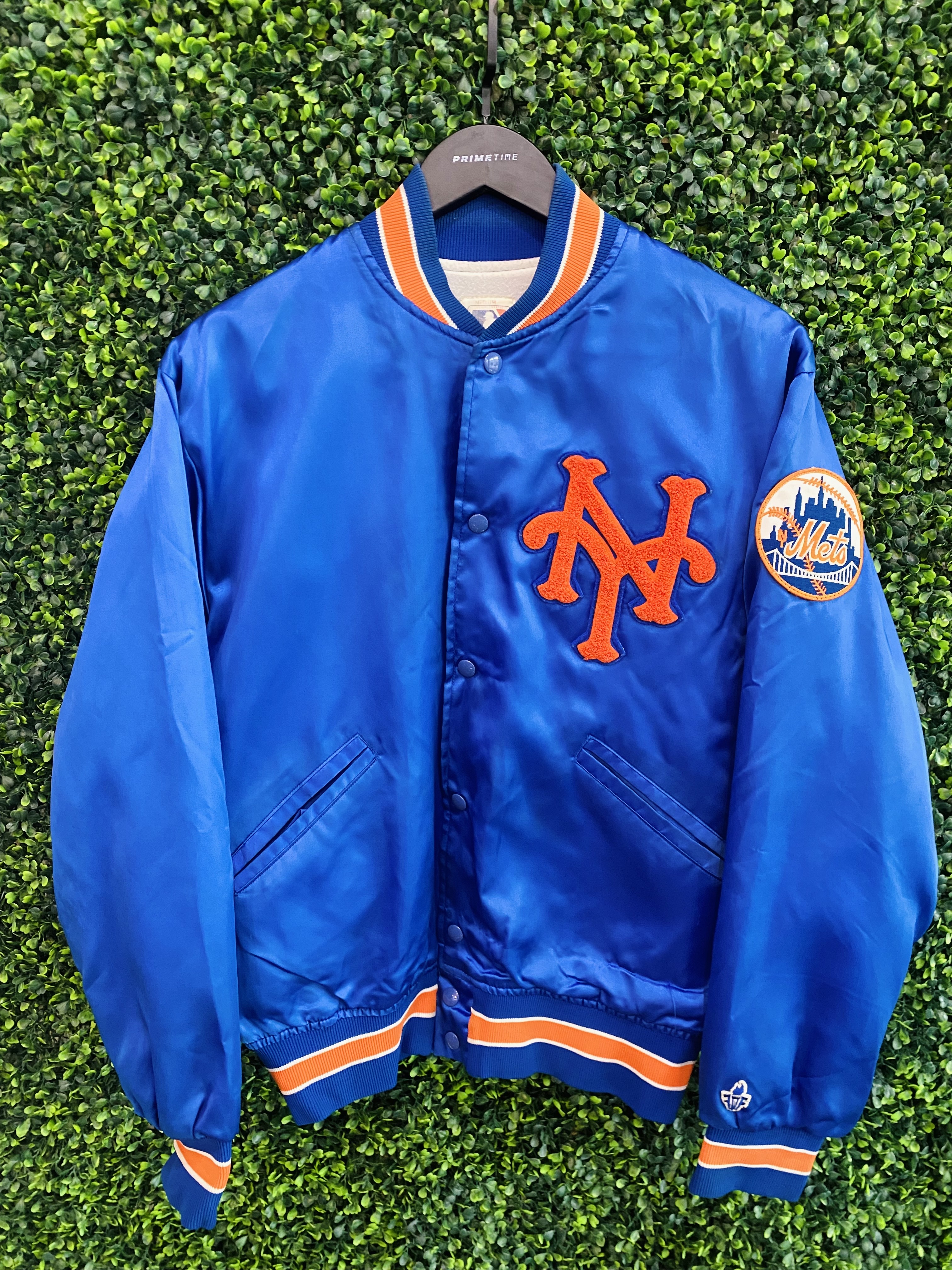 Vintage New York Mets 1986 World Champions Satin Jacket Size L