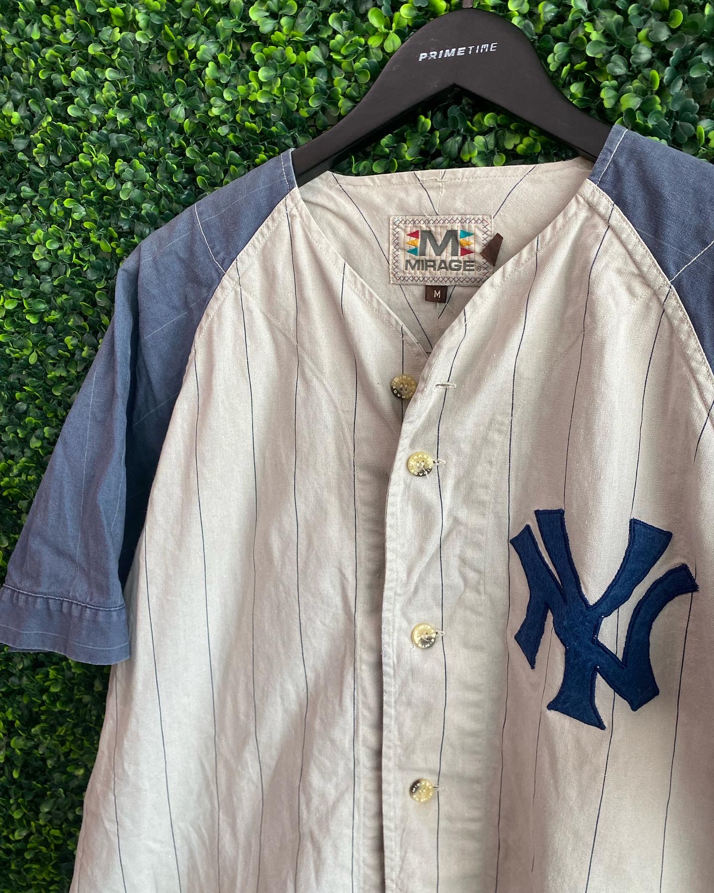 VINTAGE MICKEY MANTLE NY YANKEES MIRAGE JERSEY - Primetime