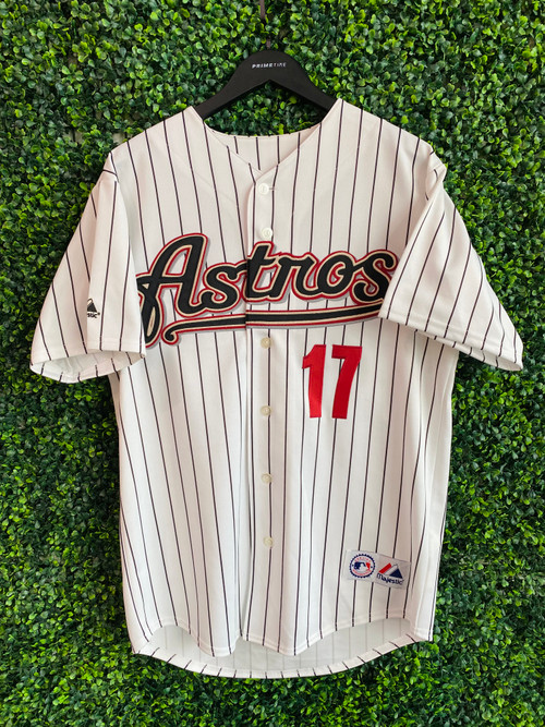 Vintage Houston Astros Lance Berkman Majestic Baseball Jersey, XXL