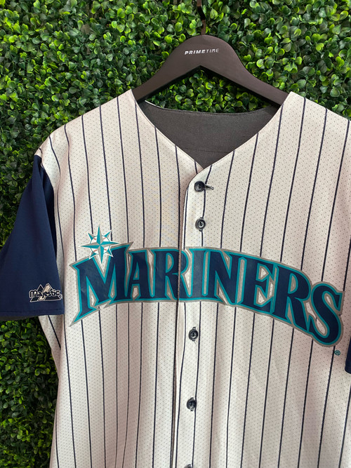 VINTAGE REVERSIBLE SEATTLE MARINERS MAJESTIC JERSEY