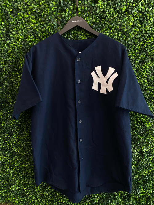 VINTAGE NEW YORK YANKEES RED MAJESTIC JERSEY - Primetime