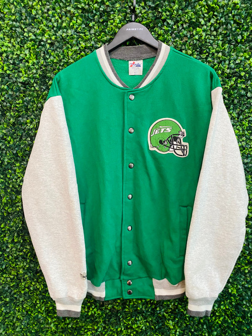 VINTAGE NY JETS CHALKLINE SATIN JACKET - Primetime