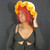 Candy Corn Ruffle Hat