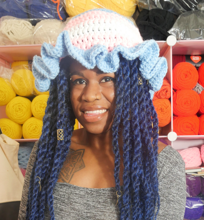 Trans Ruffle Hat