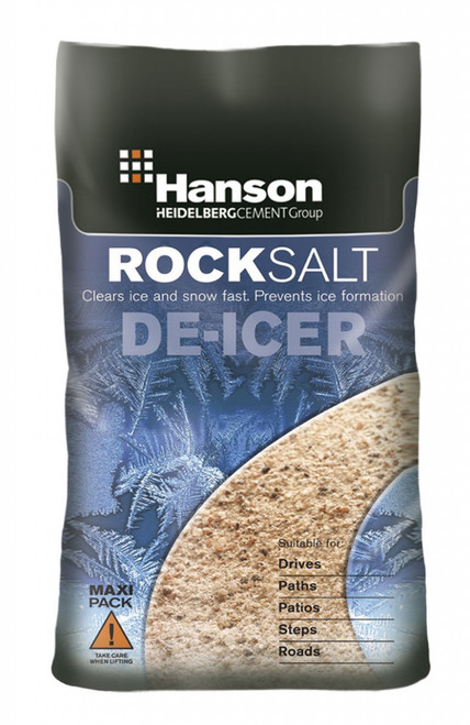 25KG Brown De-icing Rock Salt BS3247