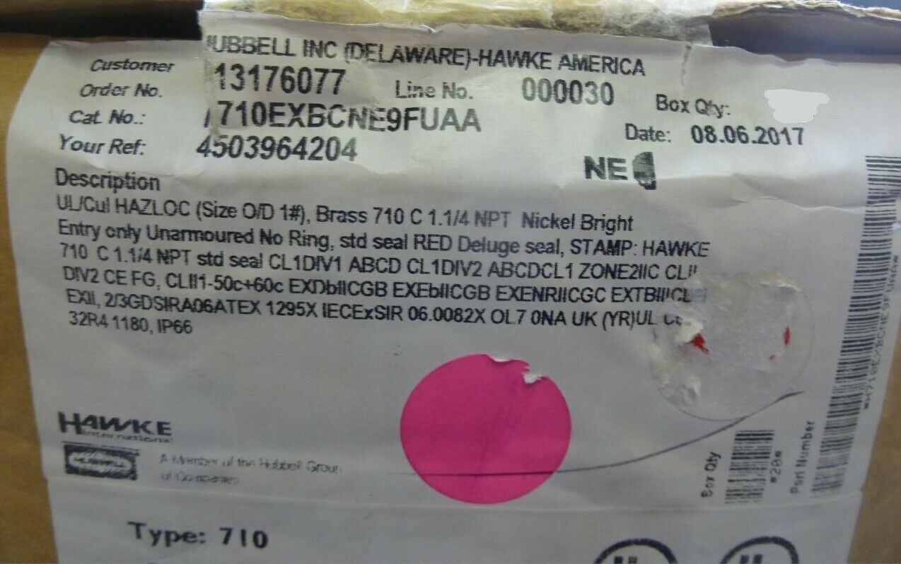 Hawke H710EXBCNE9FUAA 710 Size C 1 1/4