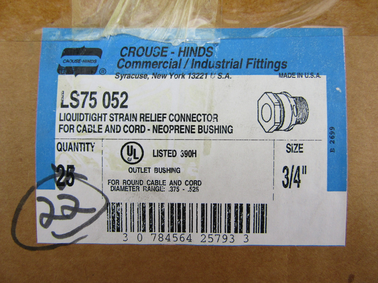 Crouse-Hinds Electrical Conduit Eaton Crouse-Hinds CGB195 SA - Van ...