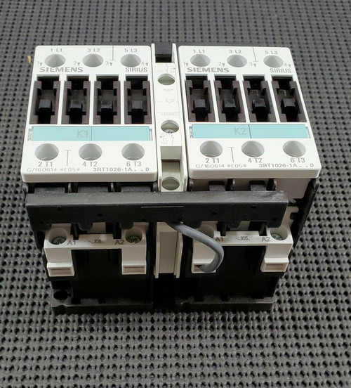 Siemens 3RA1326-8XB30-1AK6 Reversing Contactor 11KW 3Pole 120V