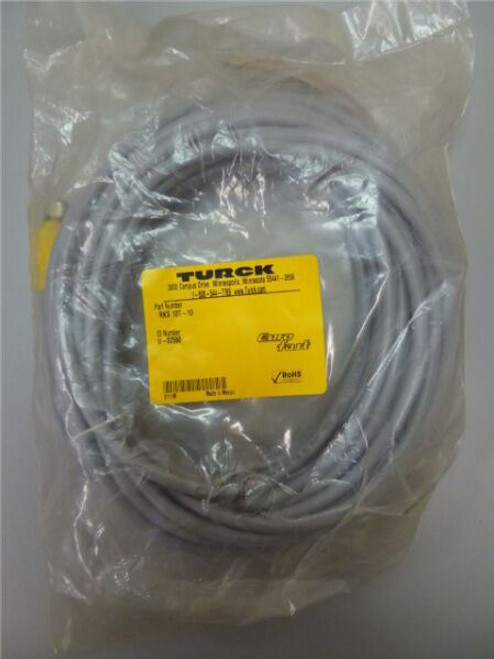Turck RKS 10T-10 M12 Eurofast Cordset U-02590 10 Meter