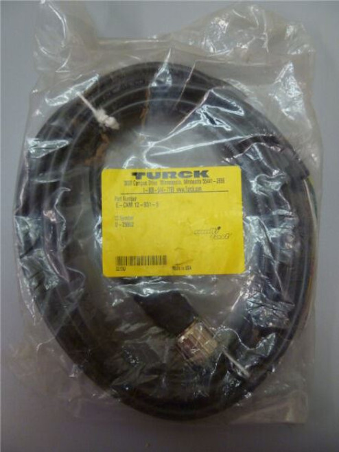 Turck E-CKM 12-931-5, U-25902 Multifast Molded Cordsets