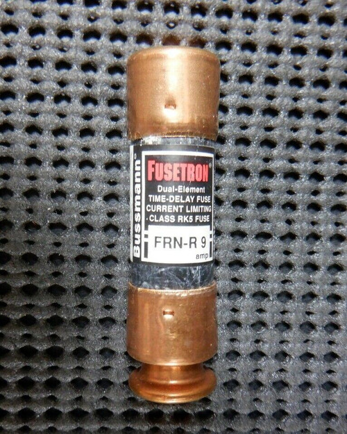 Bussmann FRN-R-9 250V 9 Amp RK5 Dual Element Time-Delay Fuse (6 Pieces)