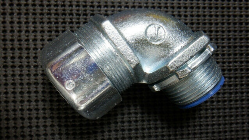 T&B Fitting 5354 1" Liquidtight Flexible 90Â° Metal Conduit Connector - Lot of 5