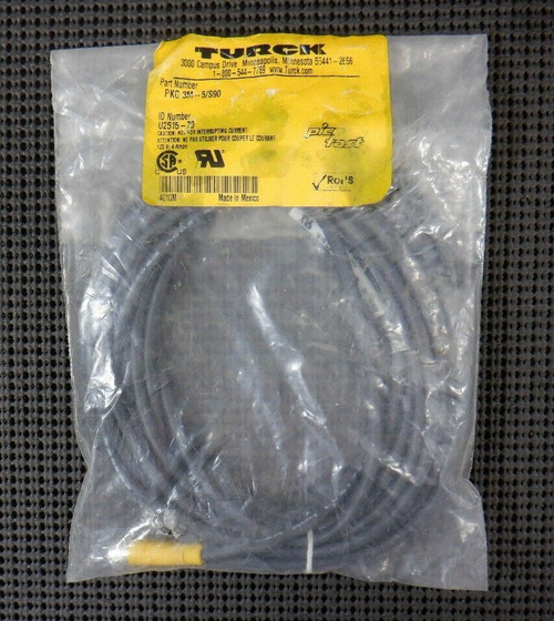 Turck PKG 3M-5/S90 U2515-70 Picofast Molded Cordset 5M 125V 4A 3W