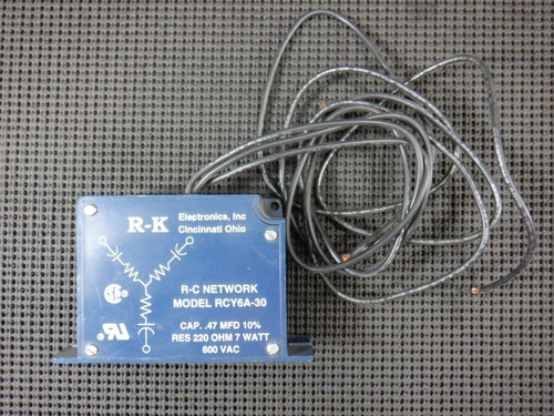R-K Electronics RCY6A-30 3Ph Transient Voltage Filter 600V 220 Ohm 7 Watt