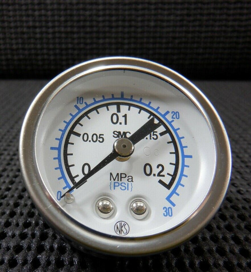 SMC G43-P2-N01-X30 PNEUMATIC PRESSURE GUAGE 43MM DIAL - NEW NO BOX