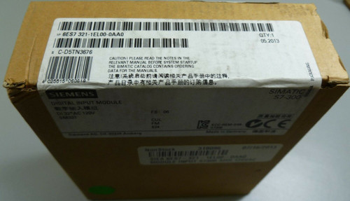 SIEMENS 6ES7 321-1EL00-0AA0 DIGITAL INPUT MODULE 6ES7321-1EL00-0AA0