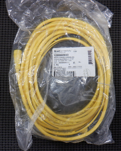 Brad Connectivity 1200660693 884030K05M060 4P Male/Female 6.0M 22/4 Micro Change