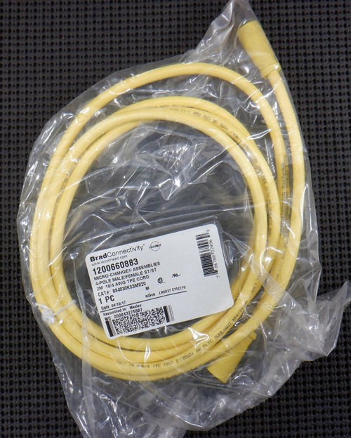 Brad Connectivity 1200660883 884030K03M020 4P 2M 18/4 AWG Male/Female Micro
