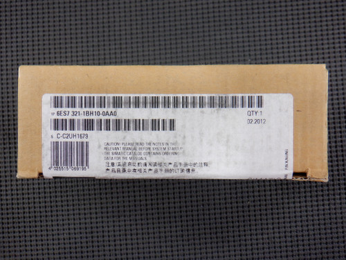 Siemens 6ES7 321-1BH10-0AA0 Simatic Digital Input Module - Factory Sealed