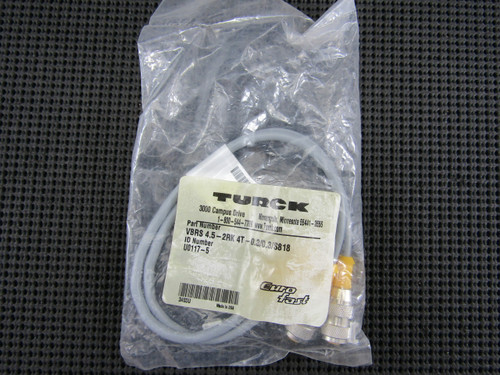 Turck VBRS 4.5-2RK 4T-0.3/0.3/S818 U0117-5 Molded Twin Junction (DC)