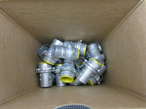 ARLINGTON GF75A 3/4" SCREW-IN FLEXIBLE INSULATED METAL CONNECTOR - LOT OF 25