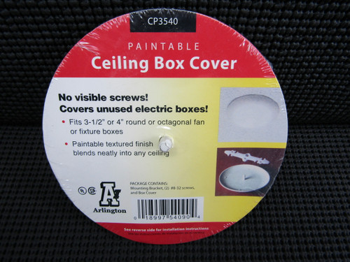 Arlington CP3540 Paintable Ceiling Box Cover Round/Oct Boxes - Lot of 6