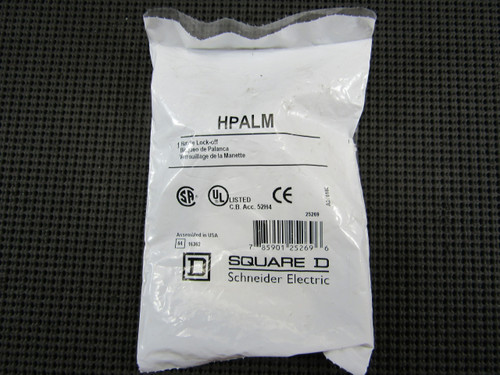 Square D HPALM Circuit Breaker LA/MA Handle Padlock Lock-off HPA-LM - Factory Sealed