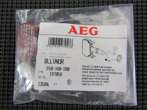 AEG BLLVNDR Red LED 24VAC-DC 197058