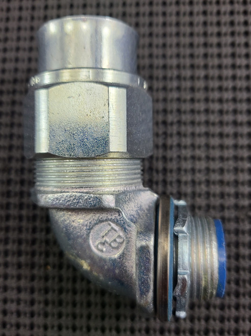 T&B Fittings 3742 Liquidtight 3/4" Flexible 90Â° Connector Insulated - New No Box