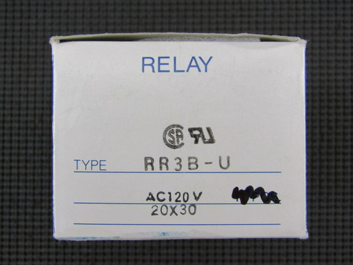 Idec RR3B-UAC120V Powe Relay 3PDT 10A 120VAC RR Series 11 Blades - New