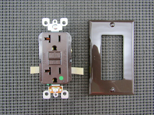 Leviton N7899-HG 20A 125V Brown Hospital Grade Receptacle - New In Box