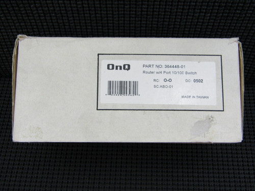 OnQ 364448-01 Router w/4 Port 10/100 Switch