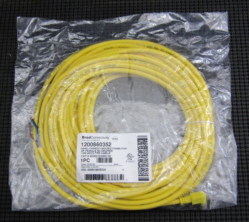 BRAD CONNECTIVITY 1200860352 90° 3P 10M NANO-CHANGE TPE CABLE 403001K05M100