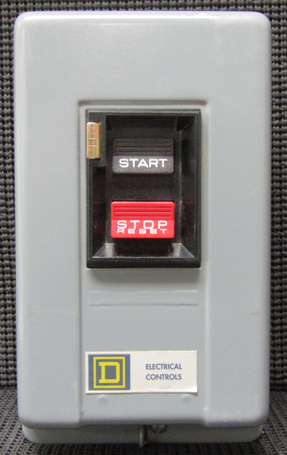SQUARE D 2510MCG1 SERIES A 1PH 3HP 600V 2P NEMA 1 AC MANUAL STARTER