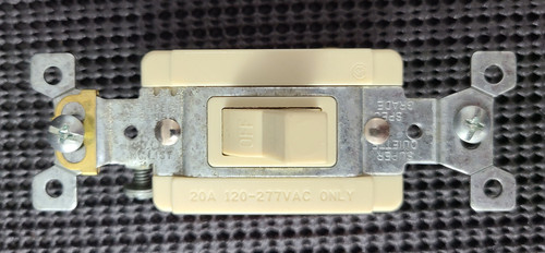 ARROW HART AH1992I 20A 120/277V 2P IVORY AC SWITCH