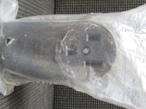 COOPER 1252 50A 250V 2P 3W NEMA 6-50R SURFACE MOUNT GROUNDING POWER OUTLET