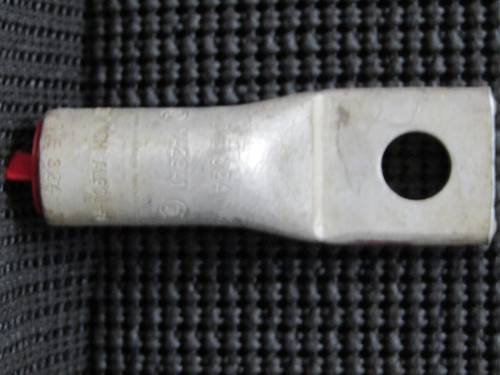 BURNDY YA29A1 250 KCMIL 1-HOLE STANDARD BARREL COMPRESSION LUG - NEW NO BOX