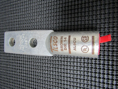 ILSCO 2ACL 350 SURE CRIMP 350 KCMIL 2-HOLE LONG BARREL LUG - NEW NO BOX