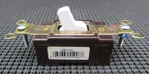 ARROW HART CSB120W 20A 120/277V 1P WHITE TOGGLE SWITCH - LOT OF 10 / NEW IN BOX